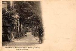 Le Raincy - Institution de Madame Cl�mencet, au Raincy - L'All�e des Sycomores