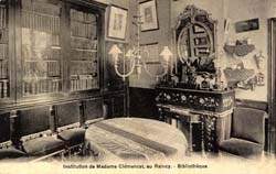 Le Raincy - Institution de Madame Cl�mencet, au Raincy - Biblioth�que