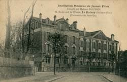 Le Raincy - Institution Moderne de Jeunes Filles - Dirig�e par Madame Houssin - 10, Boulevard de l'Ouest, Le Raincy (Seine-et-Oise) - (15 minutes de Paris-Est) 