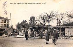 Le Raincy - Le Marché du Plateau en 1942