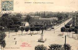 Le Raincy - Le Rond-Point Thiers � vol d'oiseau en 1906