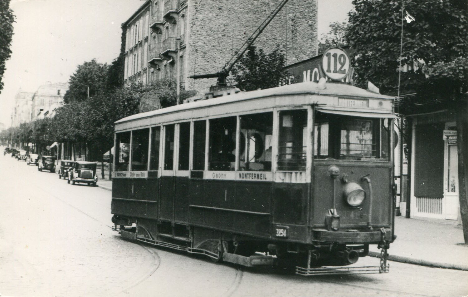 Le Raincy - Photo du Tramway 112