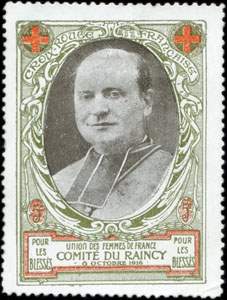 Croix Rouge Fran�aise - Union des Femmes de France - 5 centimes - 8 octobre 1916 - Monseigneur Amette