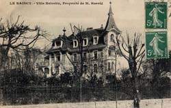 Le Raincy - La Villa Helvetia, propri�t� de Monsieur H�rold en 1909
