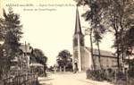 Aulnay-sous-Bois - L'Eglise Saint-Joseph et l'Avenue du Gros Peuplier en 1930