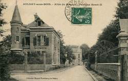 Aulnay-sous-Bois - Allée du Bourget - Pavillon Henri II en 1911