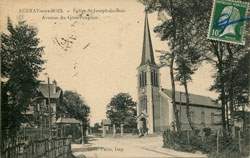 Aulnay-sous-Bois - Eglise Saint-Joseph-du-Bois - Avenue du Gros-Peuplier