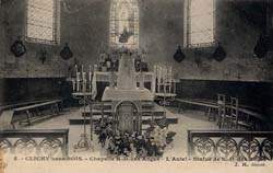 Clichy-sous-Bois - Chapelle N-D des Anges - L'Autel - Statue de N-D des Anges en 1932