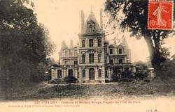Gagny - Ch�teau de Maison Rouge - Fa�ade du c�t� Parc - 1907