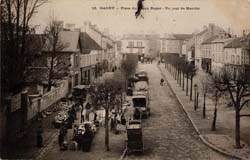 Gagny - Le march� sur la place du Baron Roger en 1905