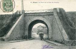Gagny - Le Pont de la Rue de Neuilly en 1907