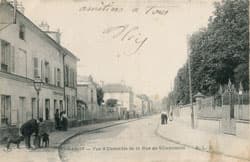 Gagny - Vue d'ensemble de la Rue de Villemomble en 1908