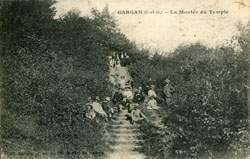 Gargan - La Montée du Temple en 1918