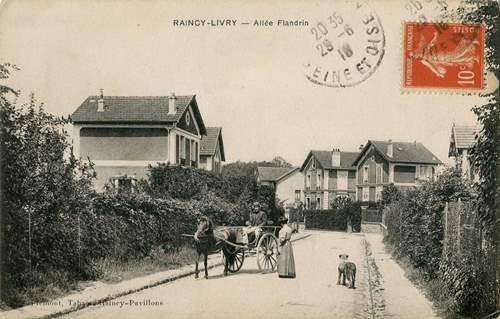 Livry-Gargan - Raincy-Livry - All�e Flandrin en 1918