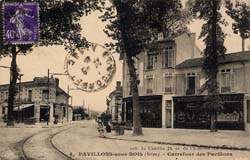 Pavillons-sous-Bois - Carrefour des Pavillons en 1928