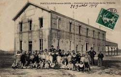 Pavillons-sous-Bois - La colonie des enfants de La Villette en 1908