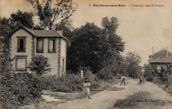 Pavillons-sous-Bois - Le Chemin des Friches en 1905