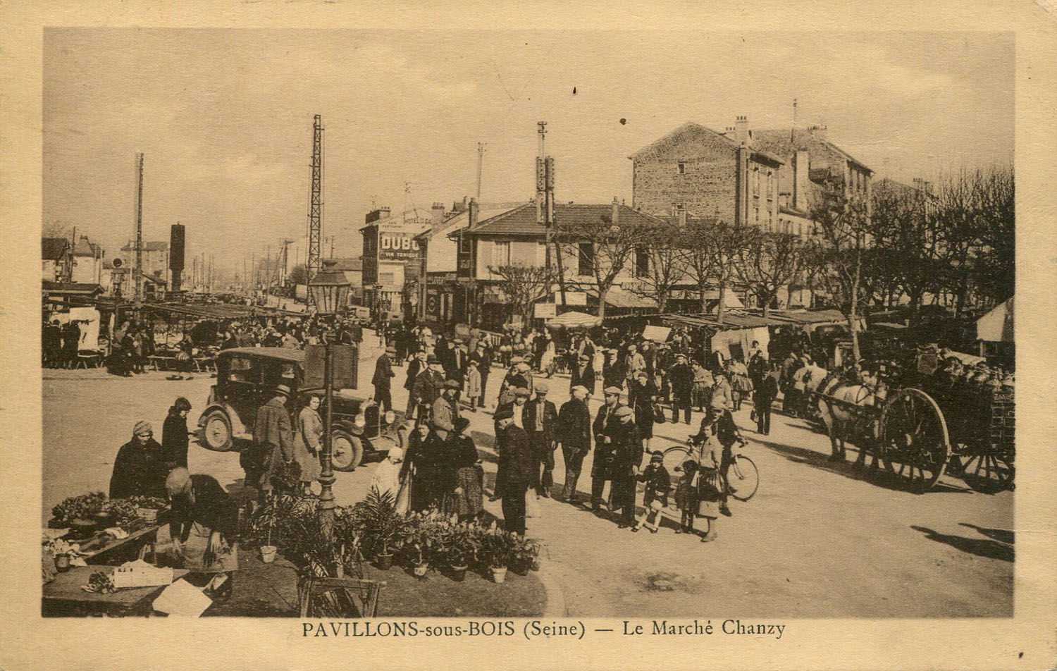 Pavillons-sous-Bois (Seine) - Le Marché Chanzy