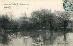 Pavillons-sous-Bois - La Mare au Coq en 1905