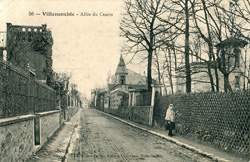 Villemomble ou Villemonble - All�e du Centre en 1907