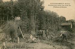 Villemomble - B�cherons dans les bois du Plateau d'Avron en 1912
