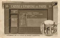 Villemomble - Caisse d'Epargne de Paris - Succursale VM. 55, Avenue du Raincy, Villemonble