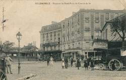 Villemomble ou Villemonble - Pourtour du Rond-Point du Chemin de fer en 1908