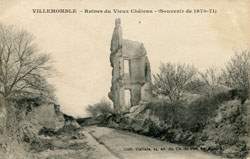 Villemomble - Ruines du Vieux Ch�teau - (Souvenir de 1870-71)