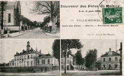 Villemomble - Souvenir des F�tes du Raincy - 6 et 13 juin 1909 - Villemomble - Salle des F�tes - Mairie - Ancienne Mairie