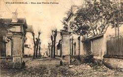 Villemomble ou Villemonble - La rue des Trois Fr�res en 1910