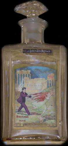 Flacon de parfum Bichara - Eau de Louvain Royale - Comment Bichara saisit la Fortune