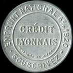 Timbre-monnaie Cr�dit Lyonnais type 2