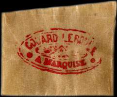 Timbre-monnaie Godard Lerouge à Marquise - 10 centimes rouge sous pochette - avers