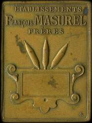 Médaille Industrie Lainière Tourcoing - Etablissements François Masurel Frères - Pas de nom gravé - Prototype? - revers
