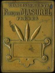 M�daille Industrie Laini�re Tourcoing - Etablissements Fran�ois Masurel Fr�res - Pas de nom grav� - Prototype? - revers