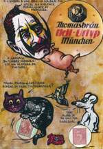 Exemple 100 de carte postale sign�e Jacques Lardie dit Jihel utilisant le timbre-monnaie comme illustration