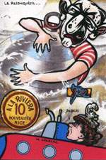Exemple 1170 de carte postale sign�e Jacques Lardie dit Jihel ou JL utilisant le timbre-monnaie A la Riviera - Nouveaut�s - Nice comme illustration
