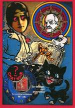 Exemple 1239 de carte postale sign�e Jacques Lardie dit Jihel ou JL utilisant le timbre-monnaie Cordonnerie du Chat Noir comme illustration