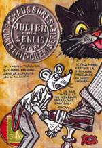 Exemple 127 de carte postale sign�e Jacques Lardie dit Jihel utilisant le timbre-monnaie comme illustration