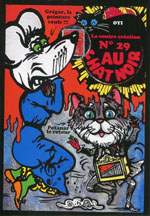 Exemple 1465 de carte postale sign�e Jacques Lardie dit Jihel ou JL utilisant le timbre-monnaie Cordonnerie du Chat Noir comme illustration