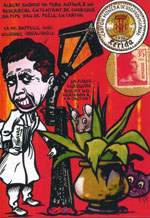 Exemple 152 de carte postale sign�e Jacques Lardie dit Jihel utilisant le timbre-monnaie comme illustration