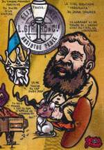 Exemple 153 de carte postale sign�e Jacques Lardie dit Jihel utilisant le timbre-monnaie comme illustration
