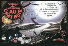 Exemple 1534 de carte postale sign�e Jacques Lardie dit Jihel ou JL utilisant le timbre-monnaie Cordonnerie du Chat Noir comme illustration