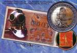 Exemple 256 de carte postale signée Jacques Lardie dit Jihel utilisant le timbre-monnaie comme illustration