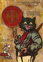 Exemple 29 de carte postale sign�e Jacques Lardie dit Jihel utilisant le timbre-monnaie comme illustration