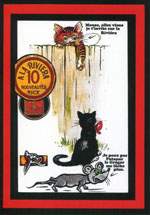 Exemple 445 de carte postale sign�e Jacques Lardie dit Jihel ou JL utilisant le timbre-monnaie A la Riviera - Nouveaut�s - Nice comme illustration