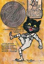 Exemple 48 de carte postale sign�e Jacques Lardie dit Jihel utilisant le timbre-monnaie comme illustration