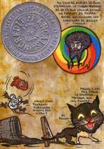 Exemple 56 de carte postale sign�e Jacques Lardie dit Jihel utilisant le timbre-monnaie comme illustration
