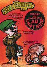 Exemple 838 de carte postale sign�e Jacques Lardie dit Jihel ou JL utilisant le timbre-monnaie Cordonnerie du Chat Noir comme illustration