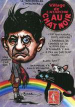 Exemple 847 de carte postale sign�e Jacques Lardie dit Jihel ou JL utilisant le timbre-monnaie Cordonnerie du Chat Noir comme illustration
